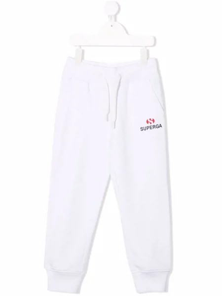 Superga Kids спортивные брюки с логотипом