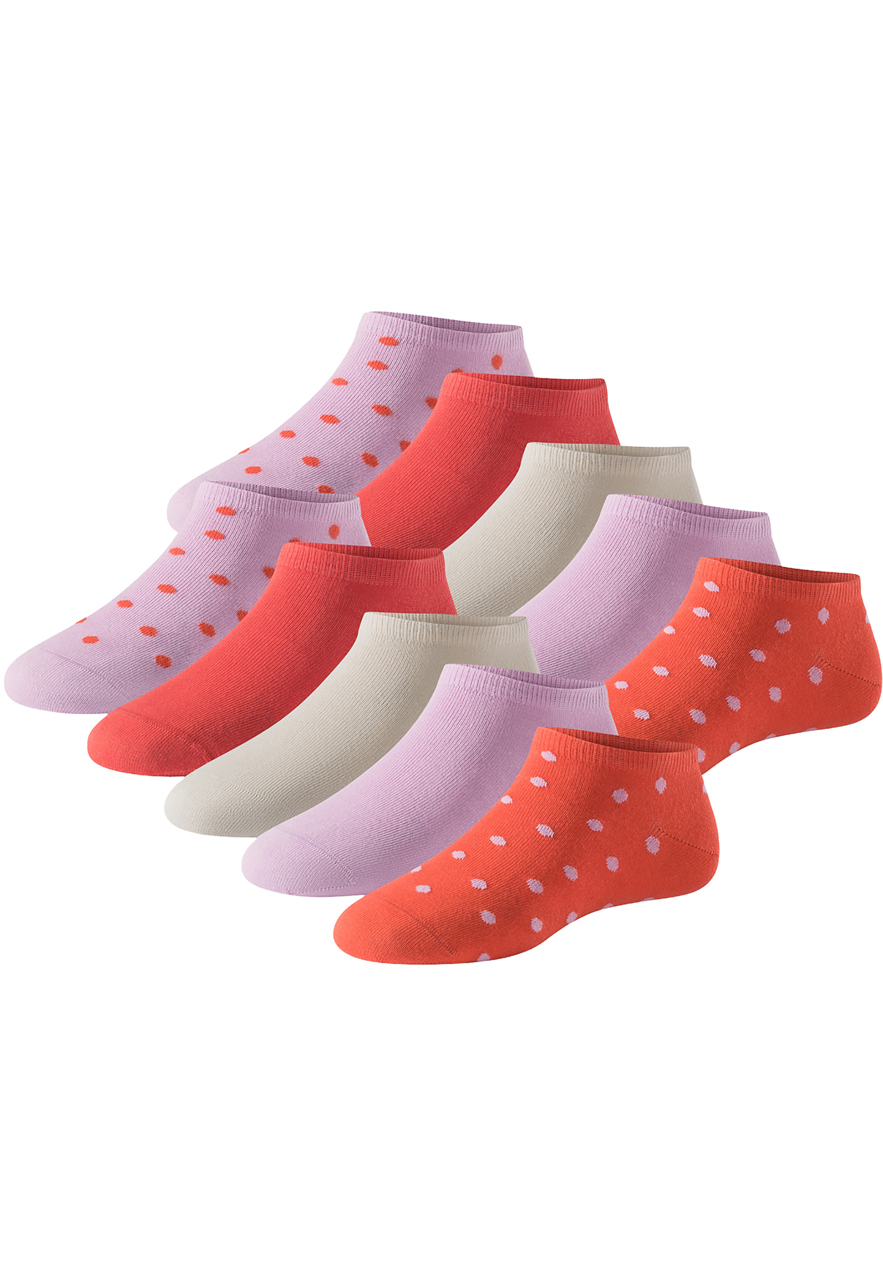 Носки Schiesser Sneaker Damensneaker, цвет sand, orange, rosa