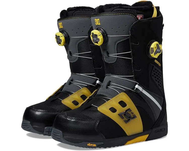 Ботинки DC Phantom Snowboard Boots, цвет Black/Yellow