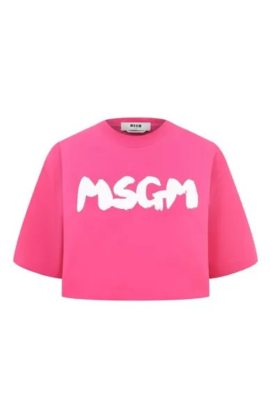 Хлопковая футболка MSGM