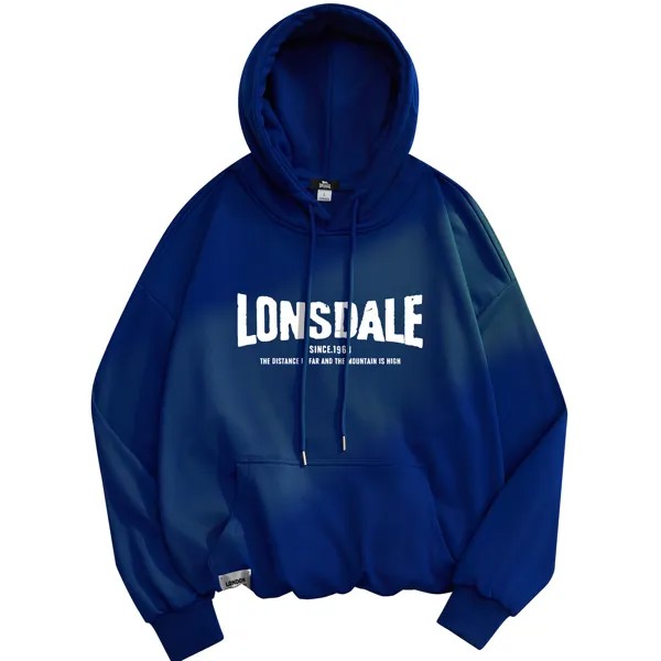 Толстовка унисекс LONSDALE, Темно-серый