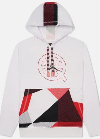 Мужская толстовка Jordan Fleece Hoodie Quai 54, цвет белый, размер S