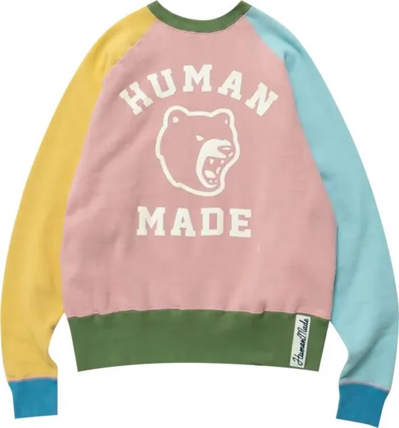 Толстовка Human Made Tsuriami Crazy Pastel Sweatshirt 'Pink', розовый