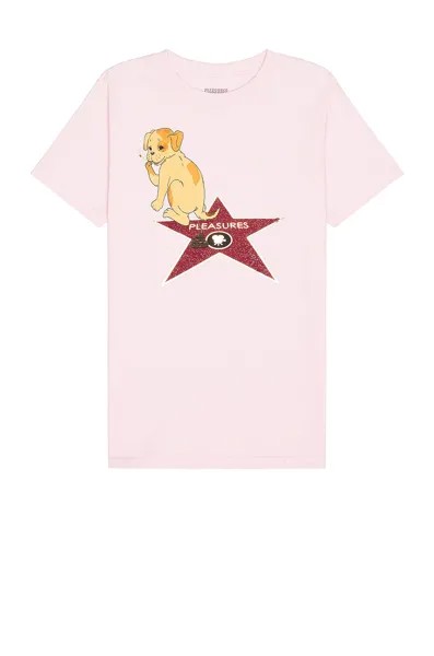 Футболка Pleasures Fame T-shirt, розовый
