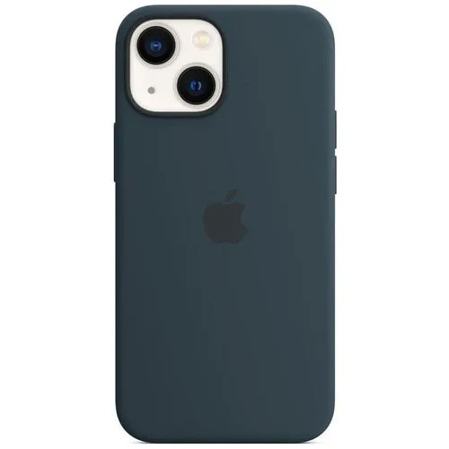 Чехол для Apple iPhone 13 mini Silicone Case with MagSafe Abyss Blue