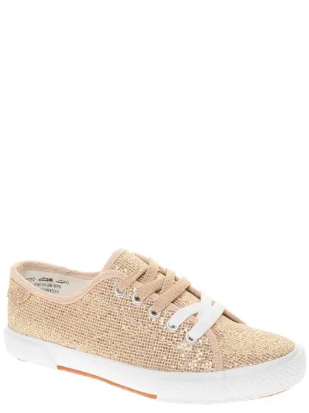 Кеды Tamaris (lt. gold/glam) женские летние, размер 39, цвет золотой, артикул 23610-28-979