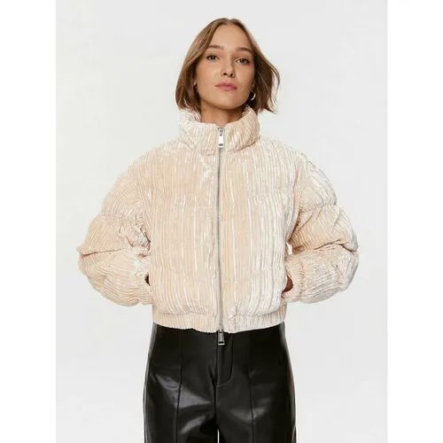 Пуховик GUESS, размер XXL [INT], бежевый