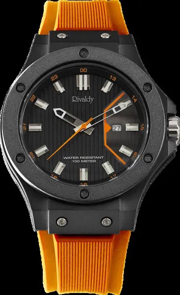 Наручные часы мужские Rivaldy R 2731-809 оранжевые
