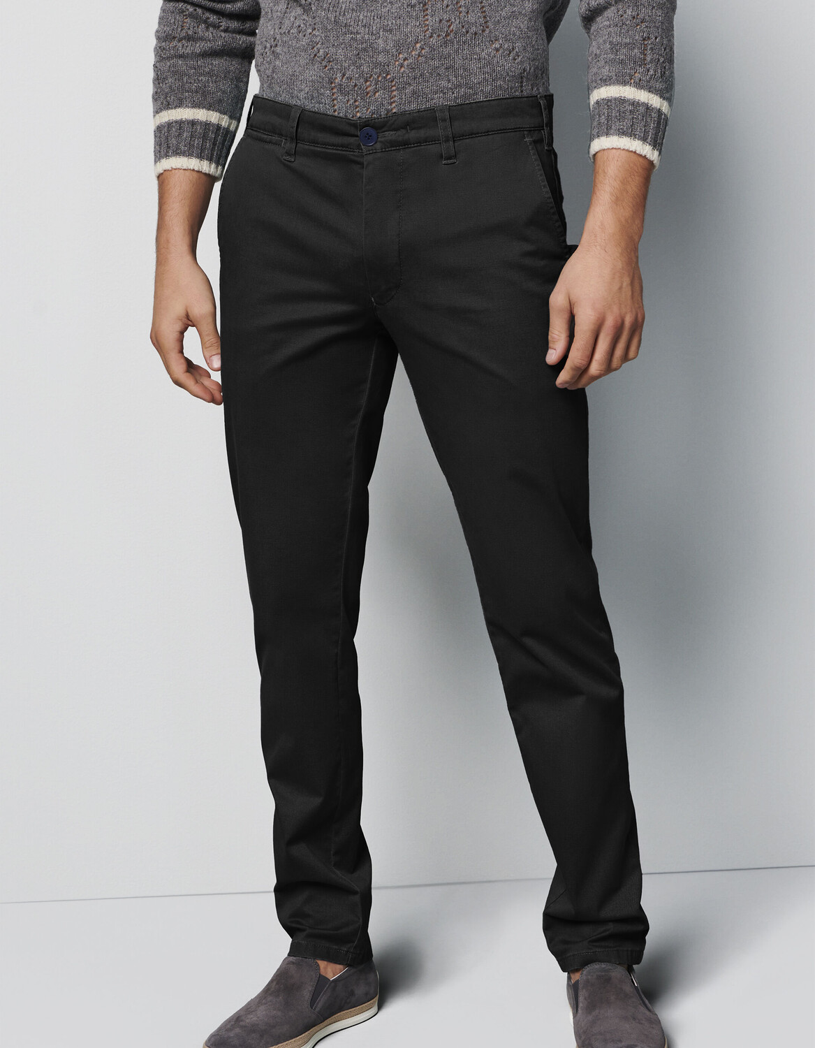 Брюки чинос Meyer hose M5 Moderne Stretch Cotton, черный