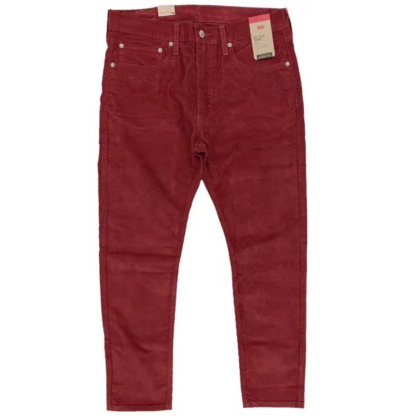Мужские вельветовые джинсы Levis 512 Slim Taper Brick Red Stretch Fit