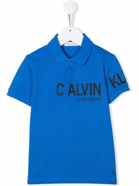 Calvin Klein Kids рубашка поло с логотипом