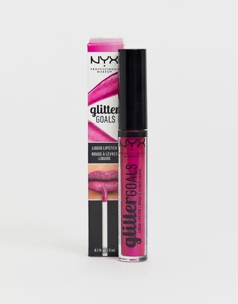 Жидкая губная помада с блестками NYX Professional Makeup - Reflector-Розовый