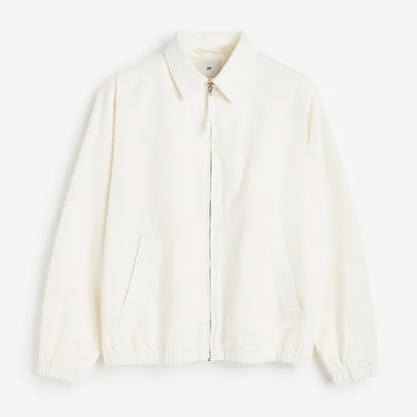 Куртка H&M Loose Fit Twill, белый