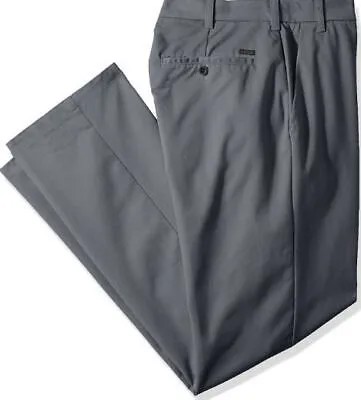 IZOD Мужские брюки-чинос прямого кроя с 5 карманами для морской воды, дымчатый жемчуг, 36 Вт, 36 л