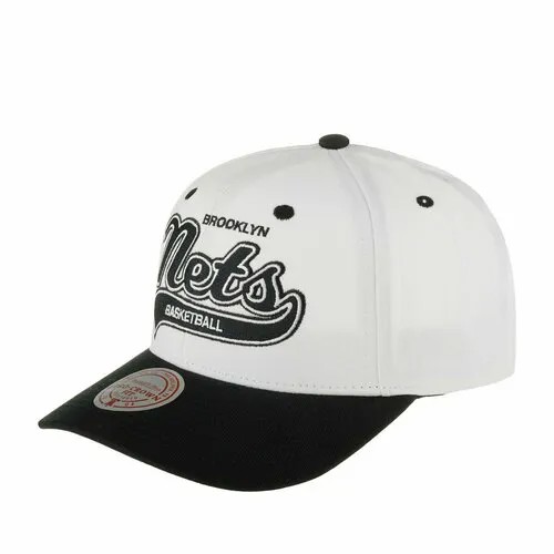 Бейсболка Mitchell & Ness, размер 0, белый/черный