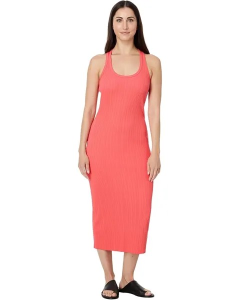 Платье Sweaty Betty Resort Rib Tank Dress, цвет Coral Pink