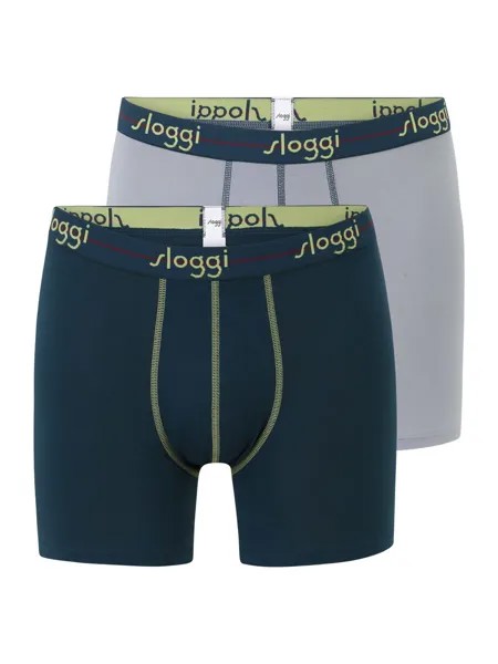 Боксеры Sloggi MEN START, цвет Stone/Lime/Petrol