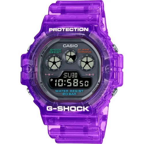 Наручные часы CASIO G-Shock DW-5900JT-6, фиолетовый, серый