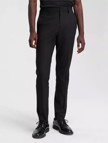 Брюки Calvin Klein Refined Stretch, черный