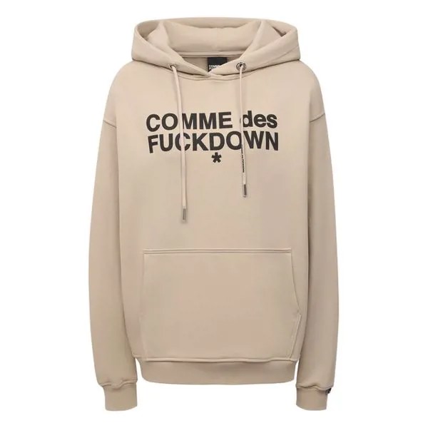 Хлопковое худи Comme des Fuckdown