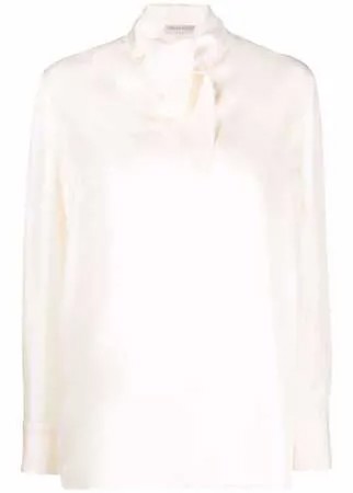 Emilio Pucci шелковая блузка с завязками