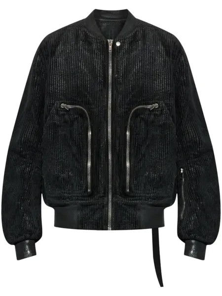 Rick Owens DRKSHDW куртка-бомбер Bauhaus Flight, черный