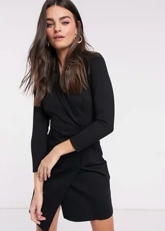 Черное платье-пиджак Closet London-Черный