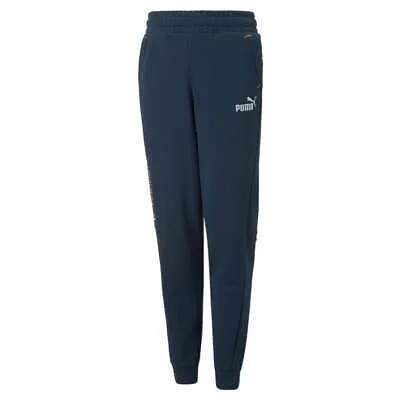 Puma Power Sweatpants Youth Boys Синие повседневные спортивные штаны для мальчиков 67168073