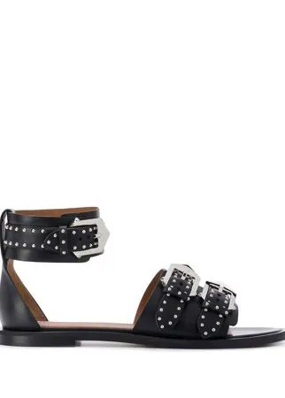 Givenchy сандалии с заклепками и пряжками
