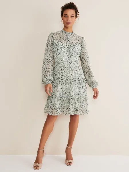 Платье Harlow с цветочным принтом Phase Eight, Eau De Nil/Multi