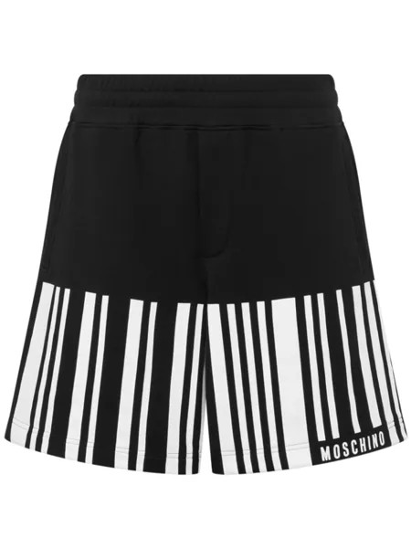 Moschino спортивные шорты в полоску, черный