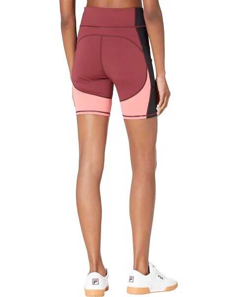 Шорты Fila Push Yourself Bike Shorts, цвет Chocolate/Tea Rose/Black