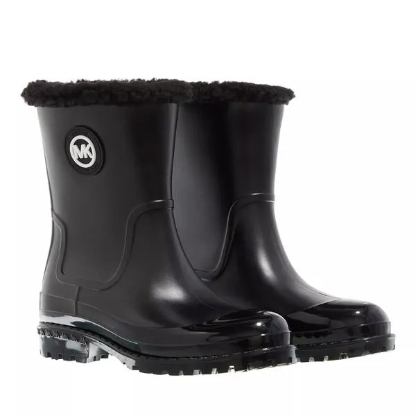 Ботинки montaigne pullon rainboot black/optic Michael Michael Kors, черный