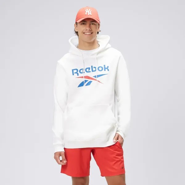 Худи Reebok с большим логотипом, белый