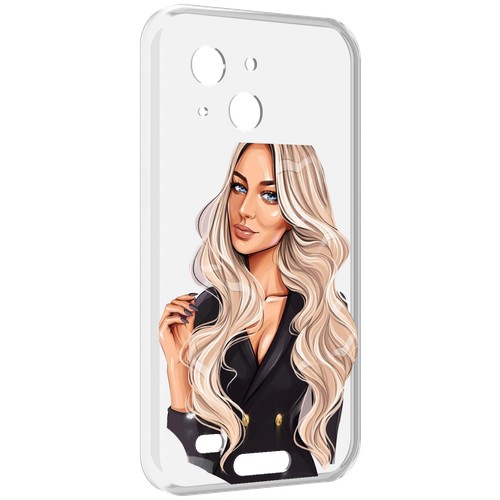 Чехол MyPads Платье-пиджак женский для Oukitel WP20 / WP20 Pro задняя-панель-накладка-бампер