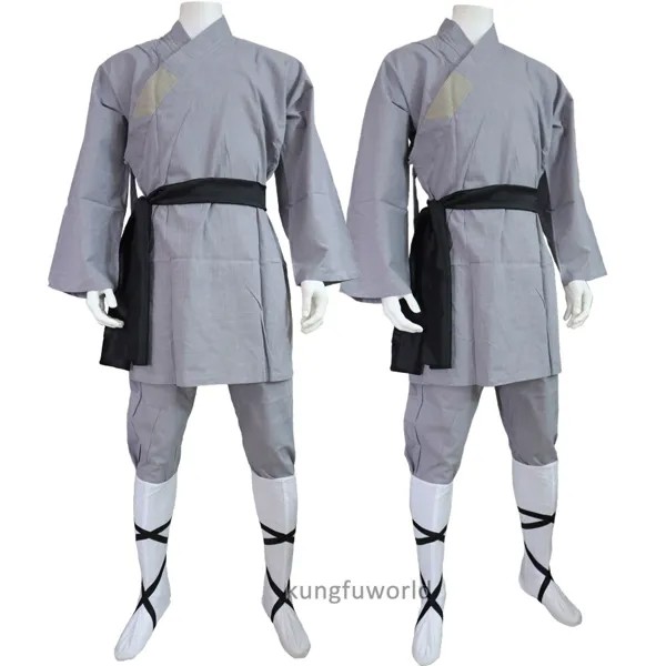 Летний хлопковый костюм Shaolin Monk Kung fu, женская форма для Тай Чи, халат и брюки
