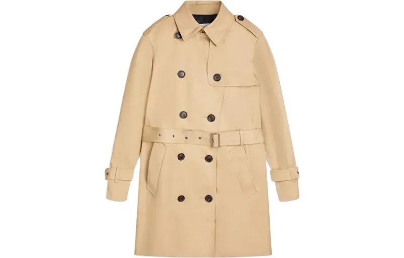 Женский тренч COACH, цвет Khaki