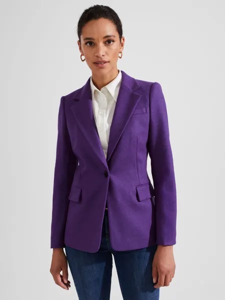 Шерстяная куртка Jess Hobbs, индиго фиолетовый