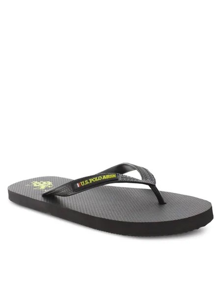Вьетнамки мужские U.S. POLO Assn. Vaian VAIAN001A черные 45 EU