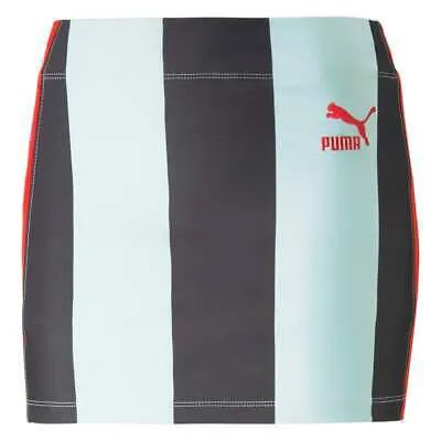 Мини-юбка Puma Lipa X Striped женская синяя 671256-89