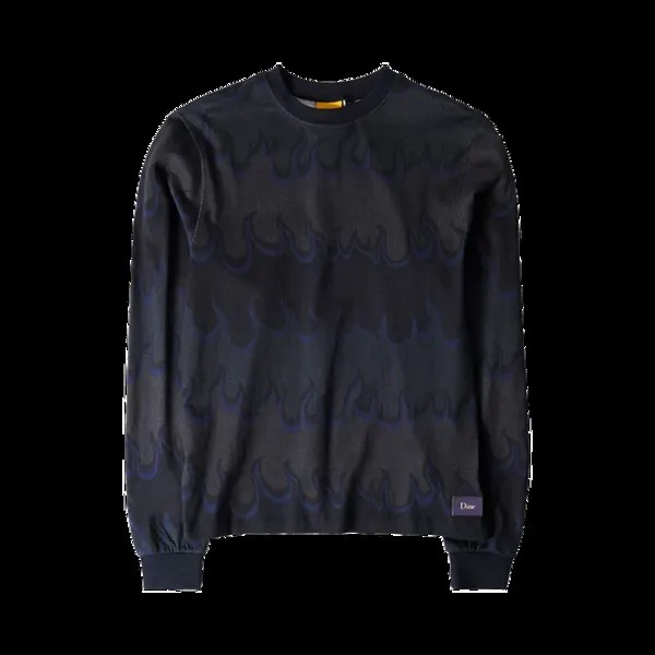 Рубашка Dime Space Flame Long-Sleeve 'Black', черный