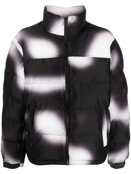 Heron Preston пуховик с принтом, белый