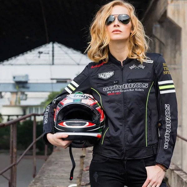 Куртка для мотокросса Женская, воздухопроницаемая Защитная, гоночная, для велоспорта, на открытом воздухе