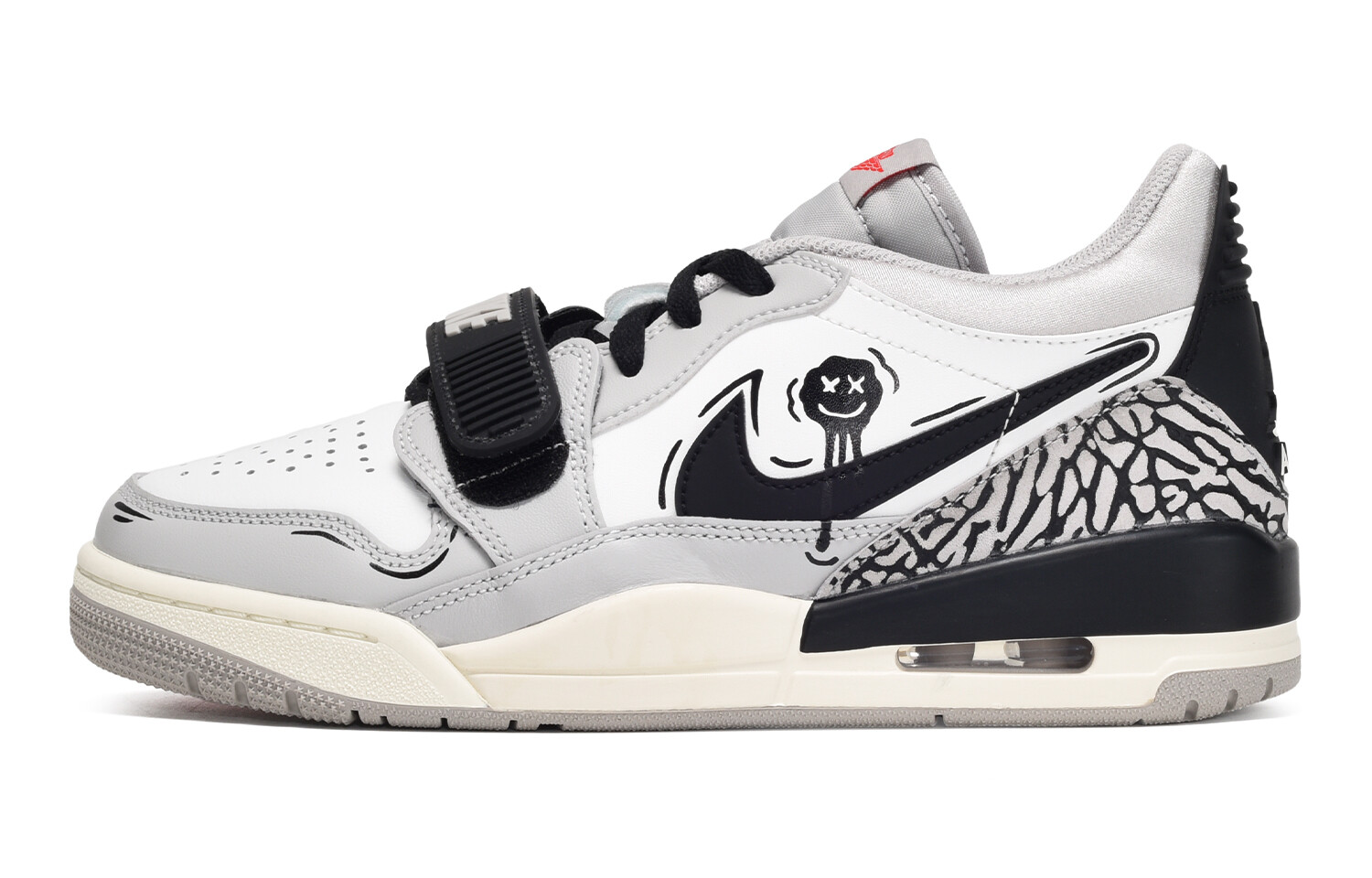 Кроссовки Jordan Legacy 312 Vintage Basketball Shoes Women's Low-top White/Black, белый/черный