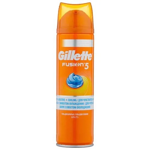 Гель для бритья Fusion 5 Охлаждающий Gillette, 200 мл