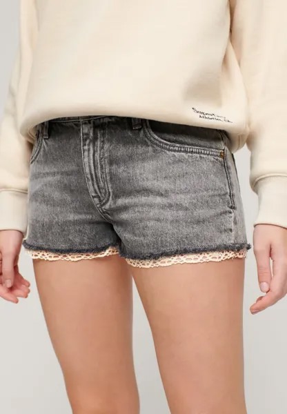 Джинсовые шорты HOT Superdry, темно-серый