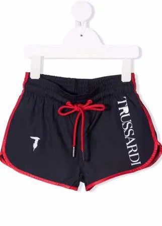 TRUSSARDI JUNIOR плавки-шорты с логотипом