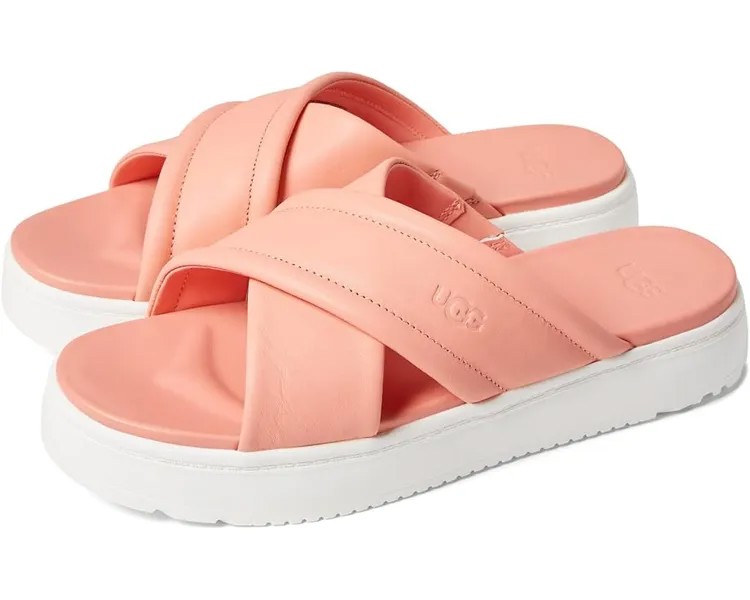 Сандалии UGG Zayne Crossband, цвет Starfish Pink Leather