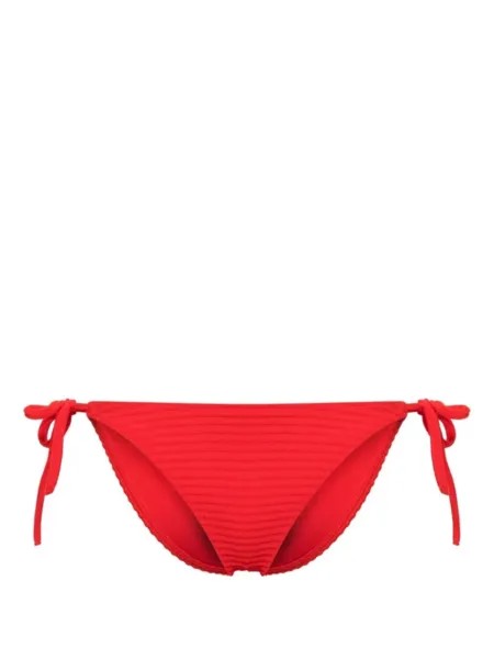 Calvin Klein плавки бикини в рубчик, красный