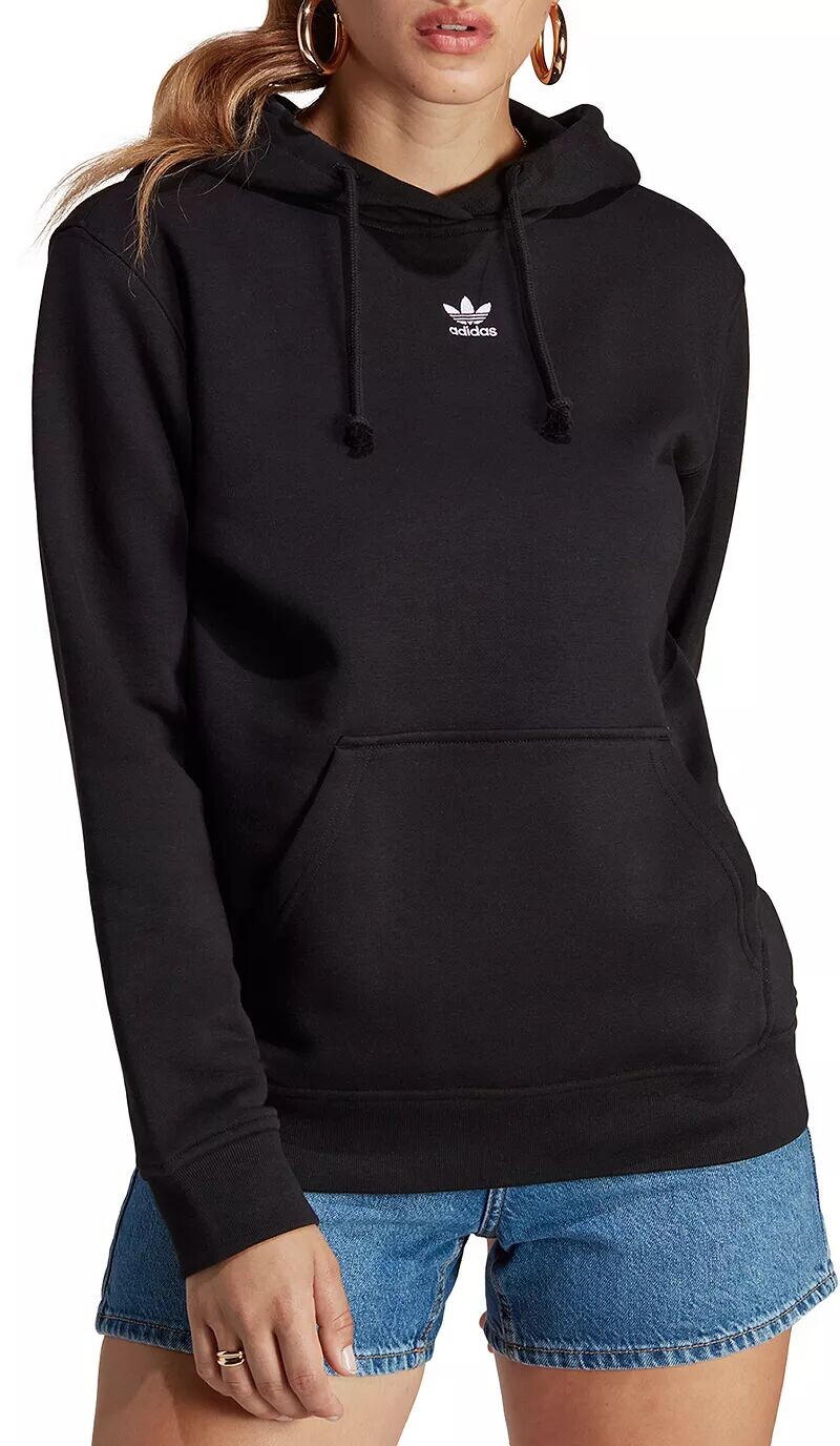 Женская флисовая худи Adidas Originals Adicolor Essentials, черный